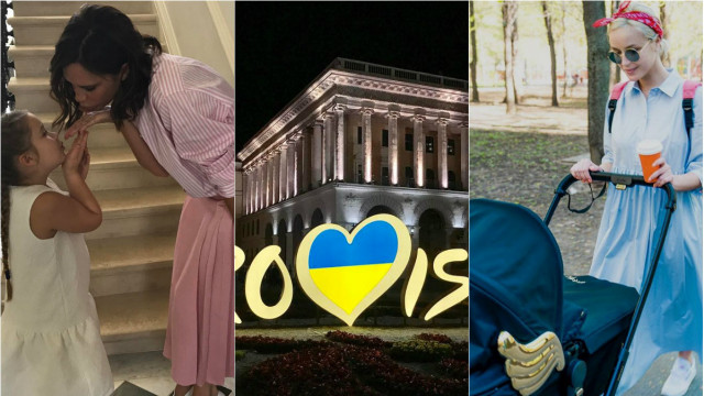 Виктория Бекхэм и Полина Гагарина