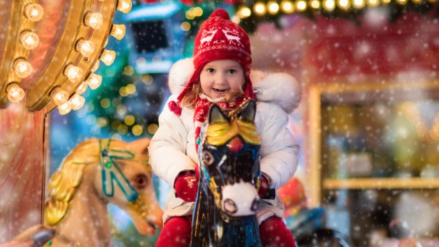 Семья зимой
