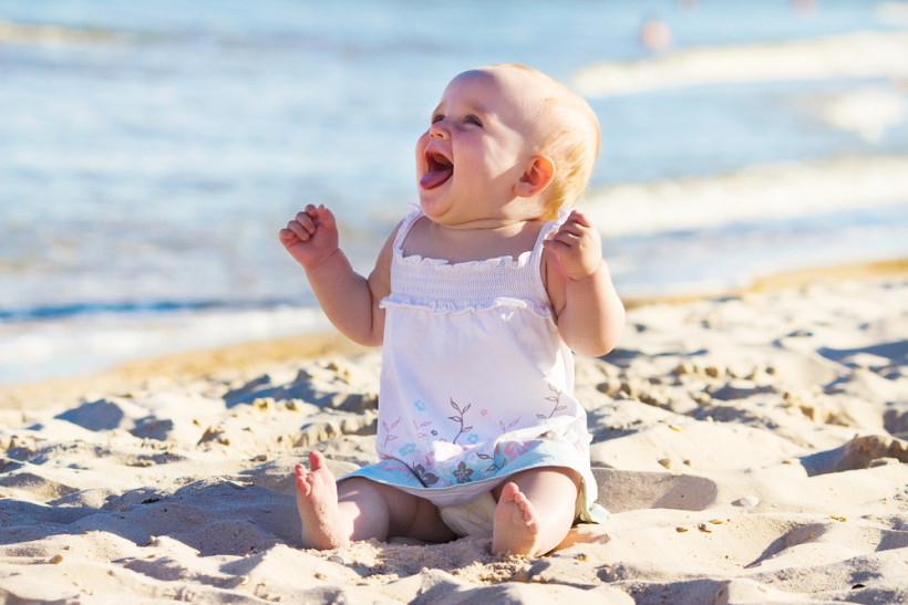 Ребенок на пляже