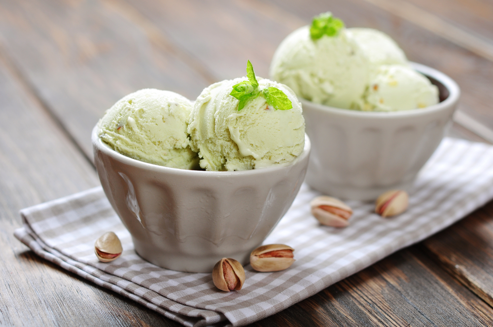 Зелене морозиво