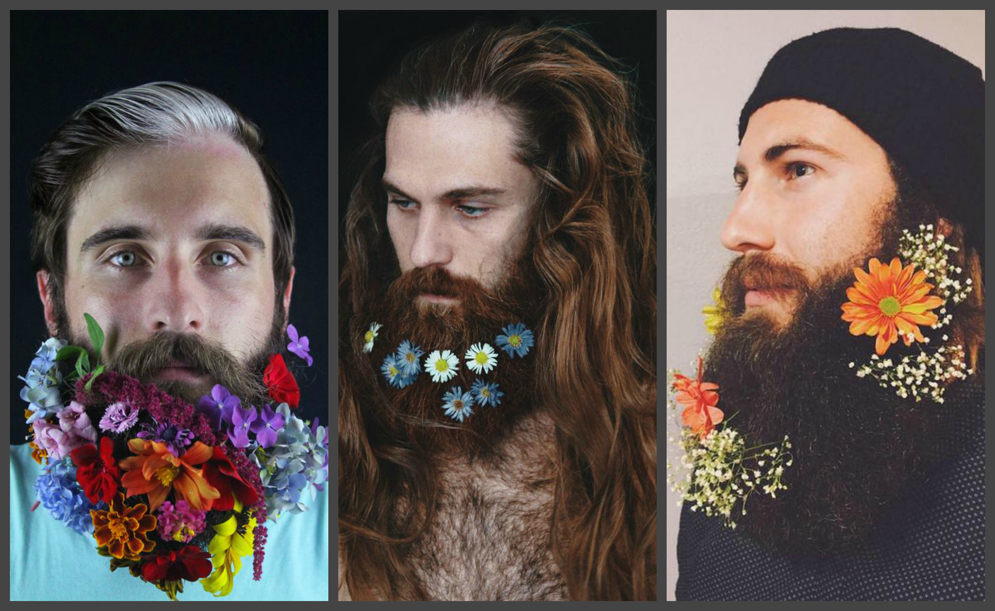 Мужчины украшаю бороду