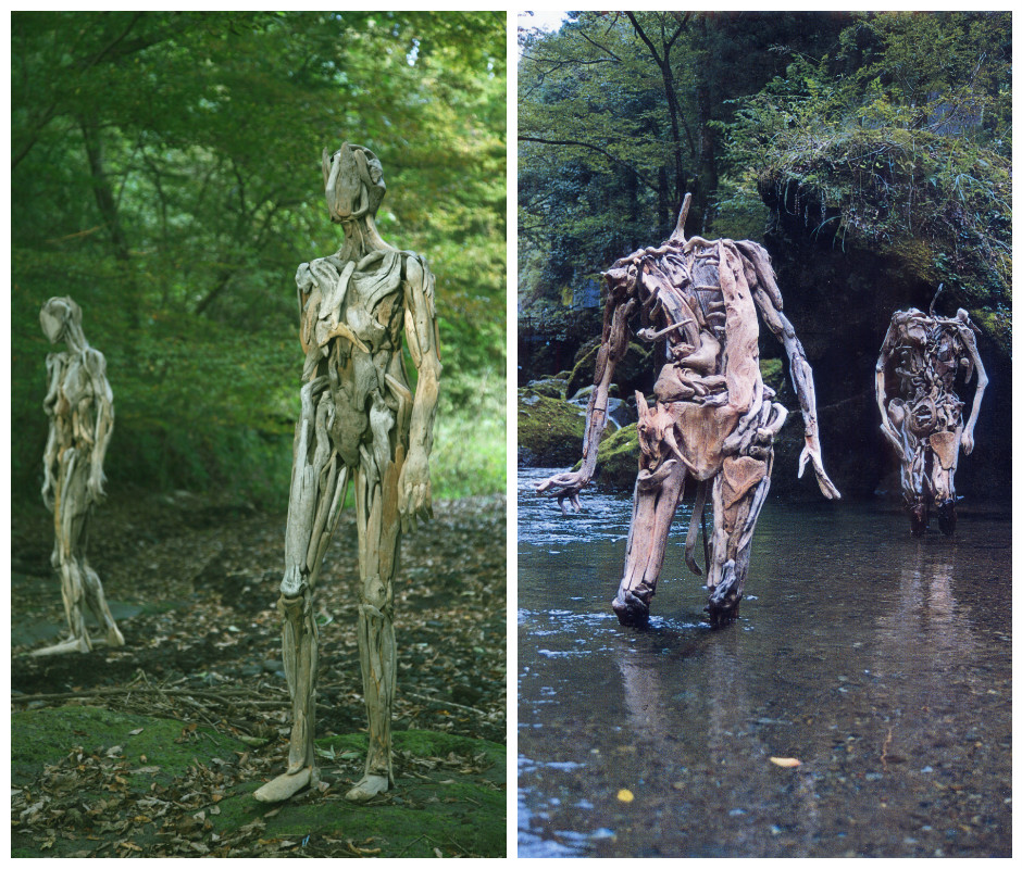 скульптуры-призраки Нагато Ивасаки