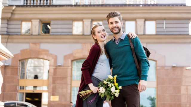 беременная осенью