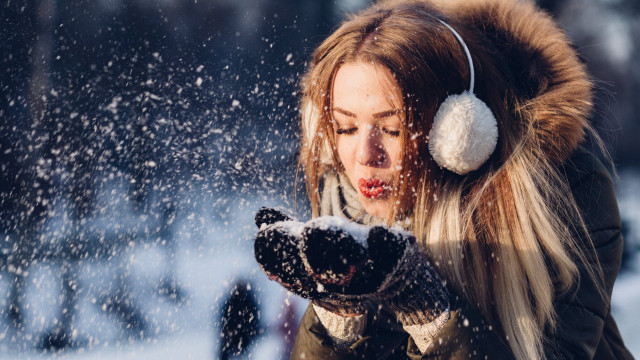 зима волосы