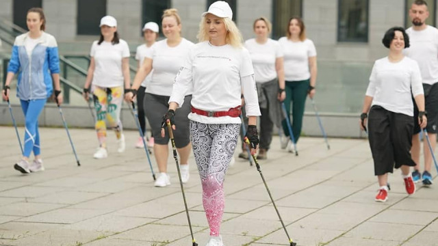 скандинавская ходьба 1