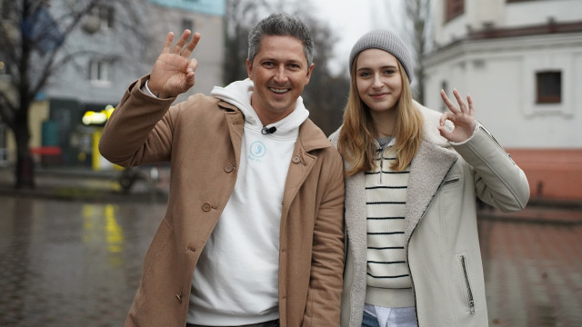 Олександр Педан з донькою