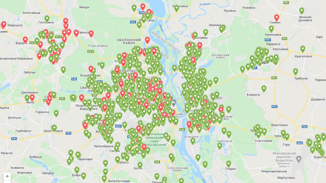карта магазинов