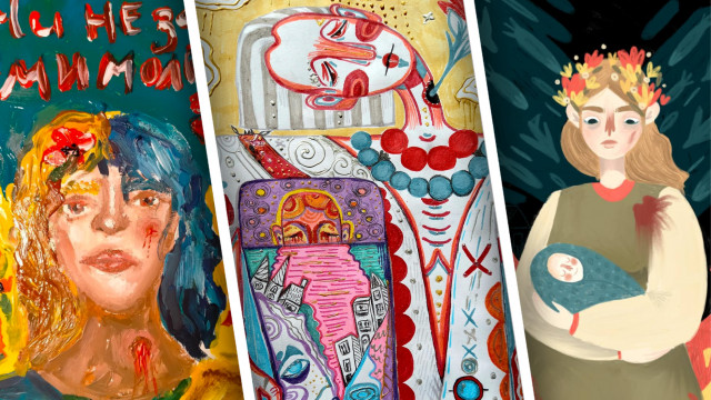 дети рисуют войну