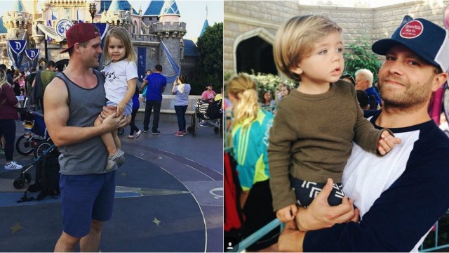 Красивые папы с детьми