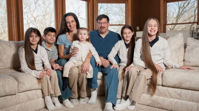 Многодетная семья из Америки