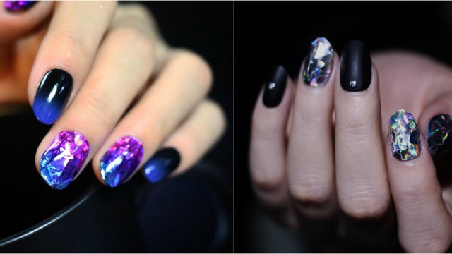 Красивый праздничный маникюр