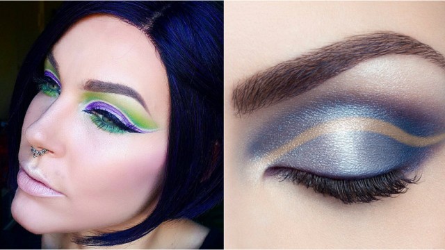 Макияж в технике негативного пространства