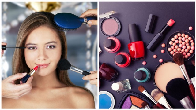 Женщина макияж