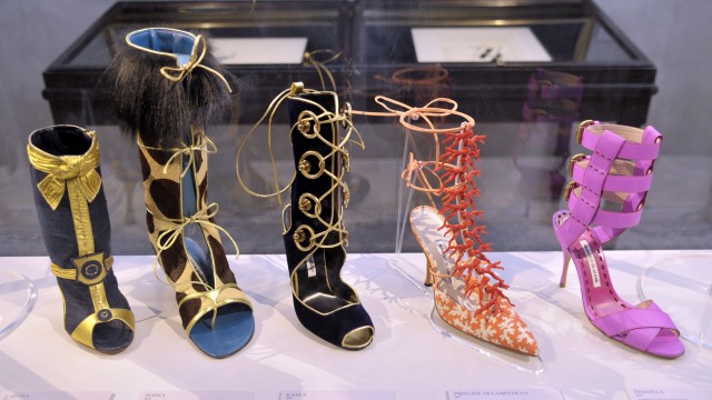 Выставка обуви в Милане