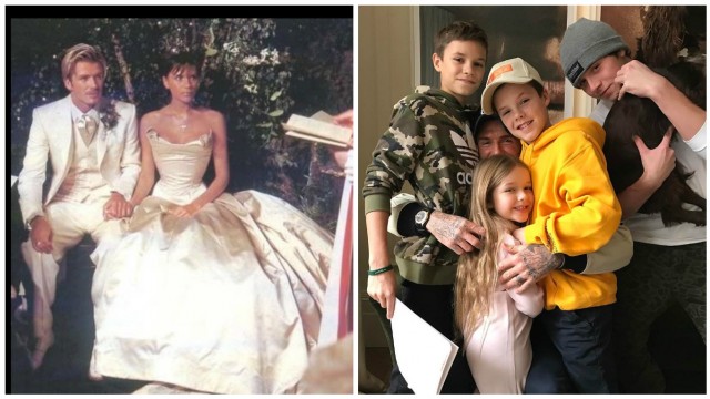 Вікторія Бекхем із родиною