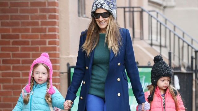 Сара Джессика Паркер с близняшками