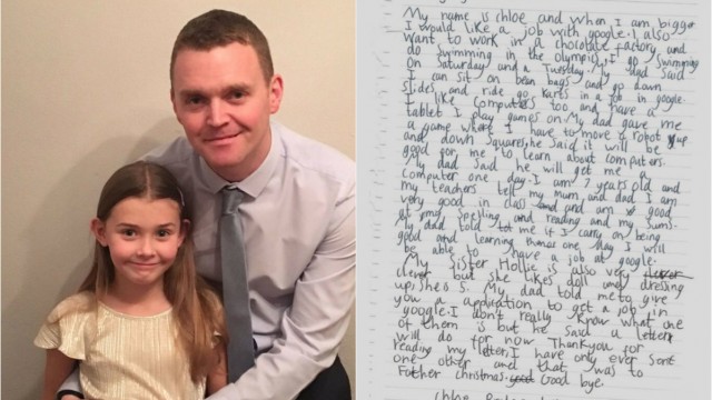 Письмо школьницы в Google