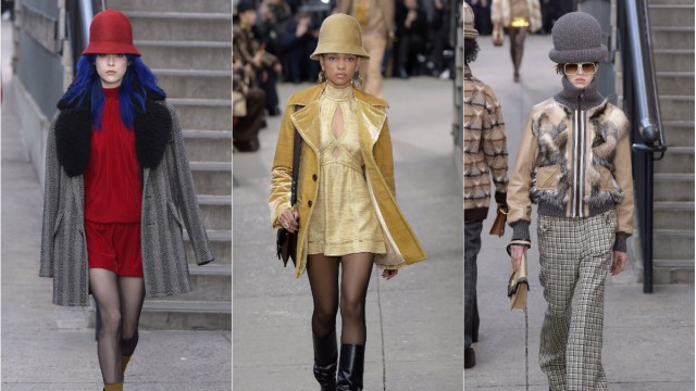 Модели с показа Марк Джейкобс