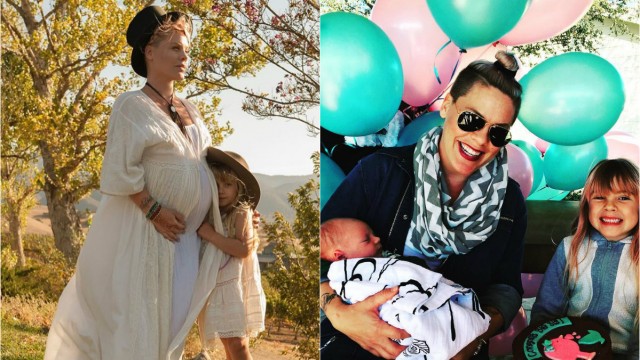 Пінк із донькою