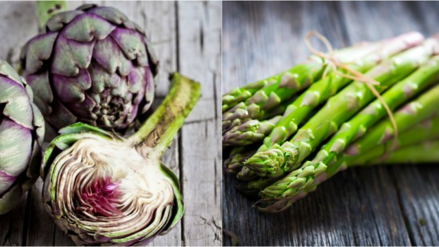 Артишоки и спаржа