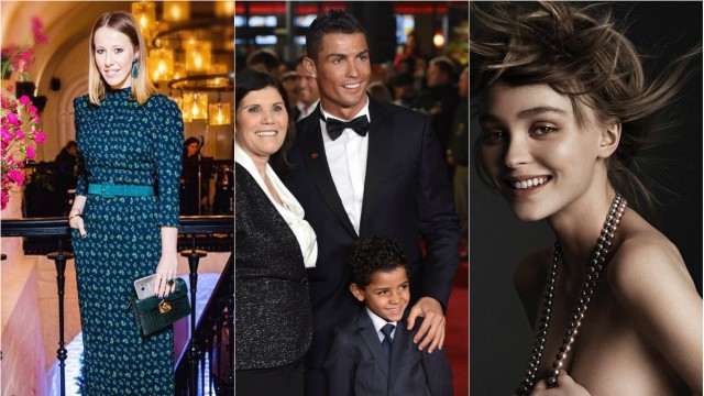 Ксенія Собчак, Роналду, Лілі-Роуз Депп