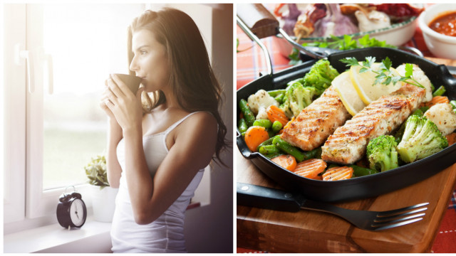 дівчина, їжа