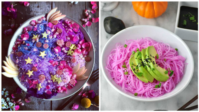 рожева локшина