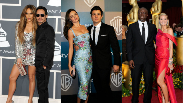 Джей Ло, Міранда Керр і Хайді Клум із колишніми чоловіками