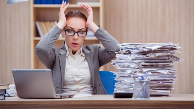 Жінка стрес