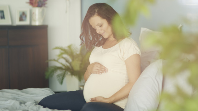 беременная красивая