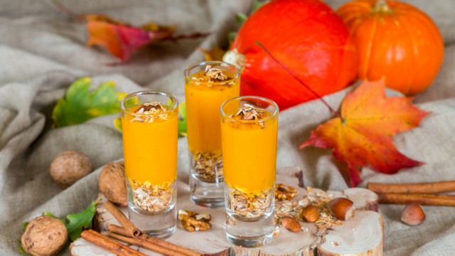 Гарбузовий смузі на столі