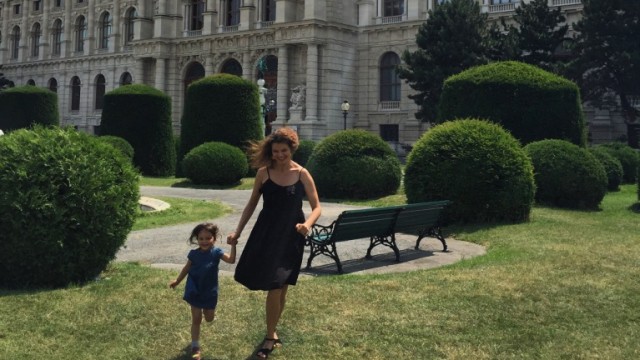 Анна Ватан з донькою