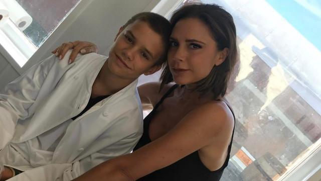 Вікторія Бекхем із сином