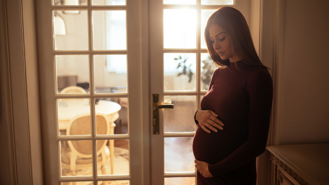 красивая беременная