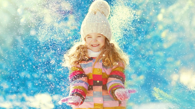 ребенок зимой