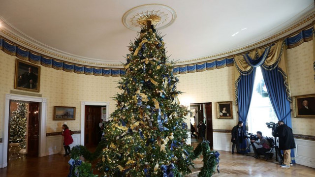Меланія Трамп, Різдво в Білому домі