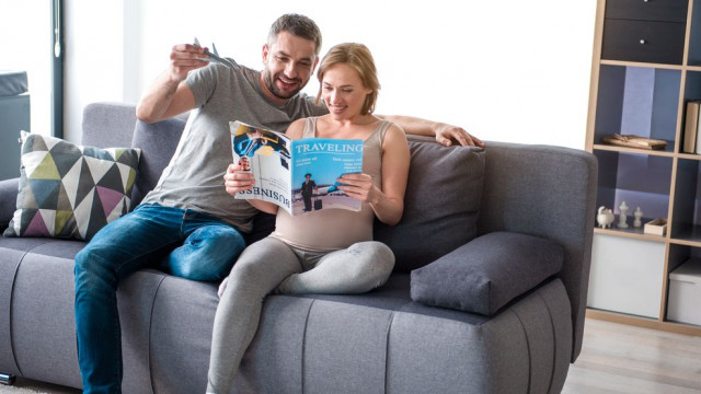 вагітна з чоловіком