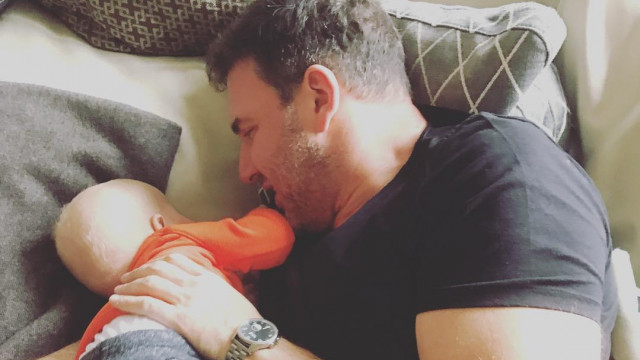 Максим Віторган із сином