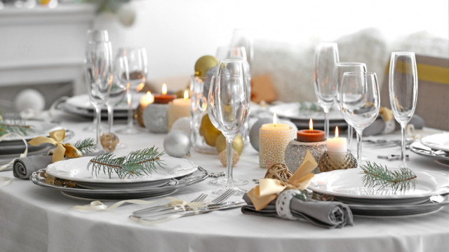 декор новорічного столу