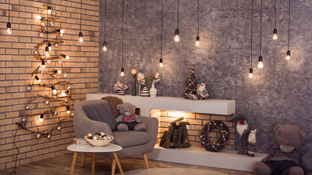 красивый новогодний декор в доме