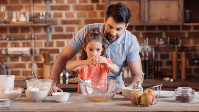 Папа с дочкой