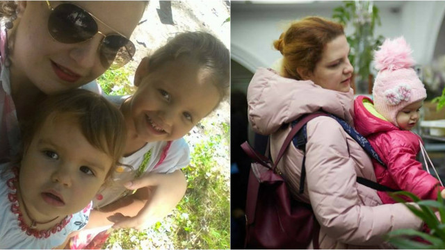 мама с двумя дочками Алена Жигир