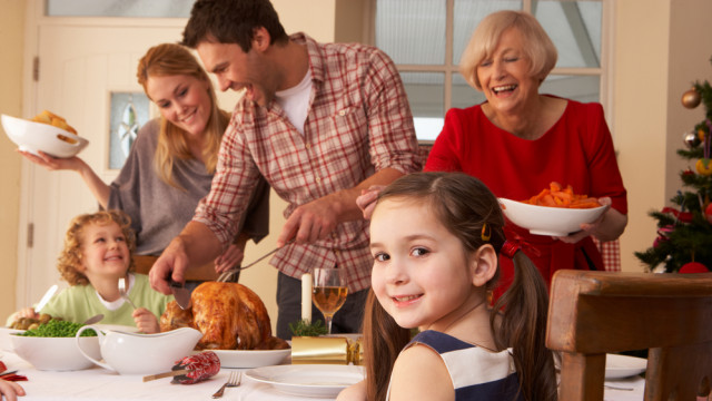 семья новый год