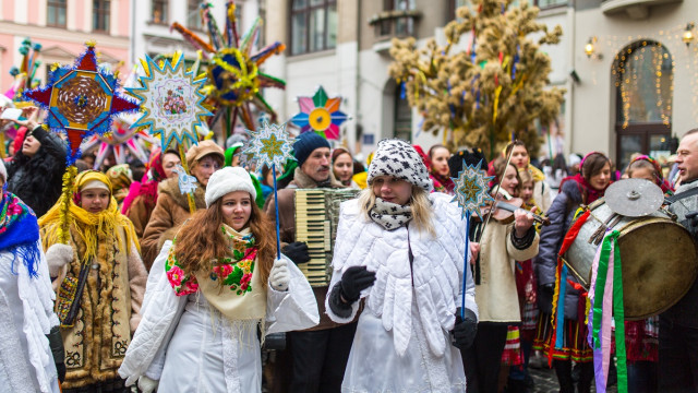 девушки на рождество