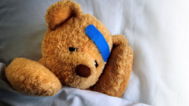 мишка болеет