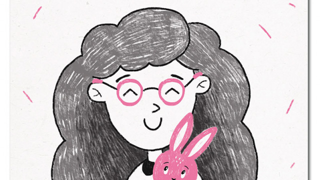 окуляри і кролик-гном