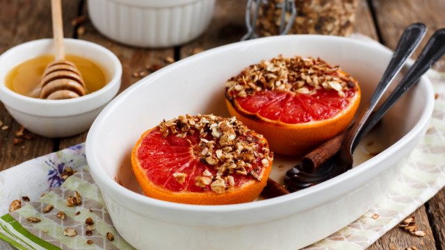 запечений грейпфрут