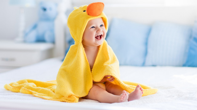 новорожденный после душа