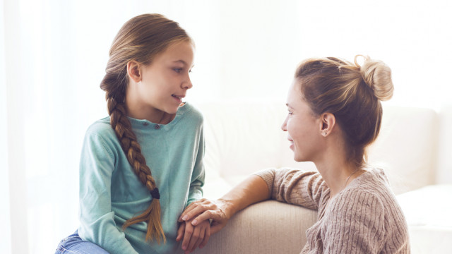 мама с дочкой