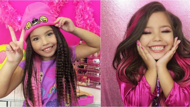 Дівчинка б'юті-блогер